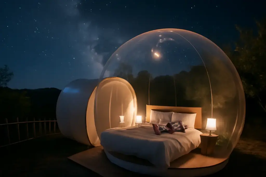 Dormire sotto le stelle in Italia: i bubble hotel più suggestivi per una notte da ricordare