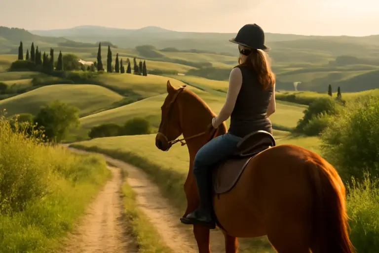 Passeggiate a cavallo tra le campagne toscane: percorsi panoramici che sorprendono anche i locali